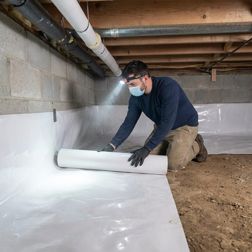 Crawlspace Encapsulation work in progress